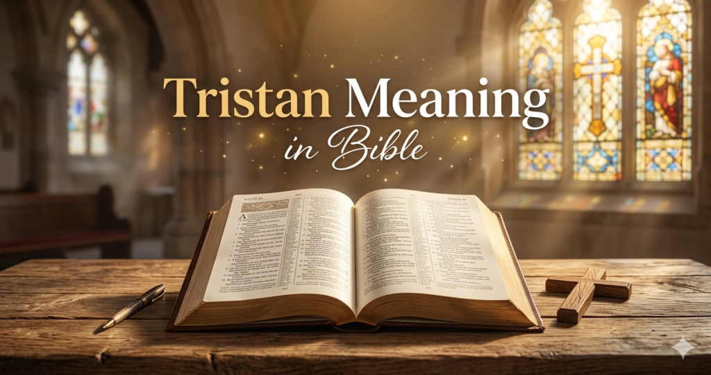 Tristan Meaning in Bible: Origins, Symbolism, and Spiritual Insights Tristan Meaning in Bible with Holy Bible and spiritual light