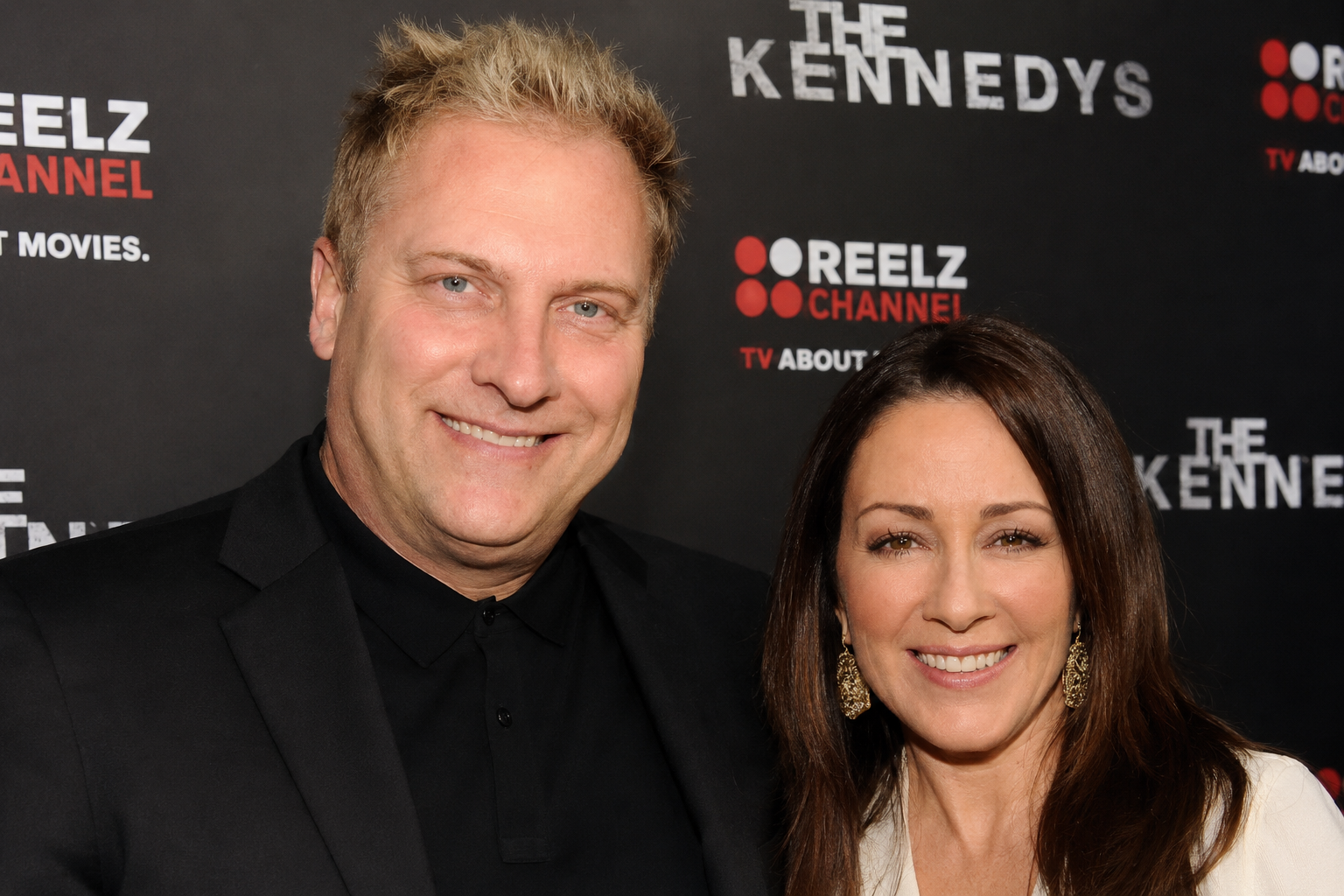 Constantine Yankoglu and Patricia Heaton at a public event