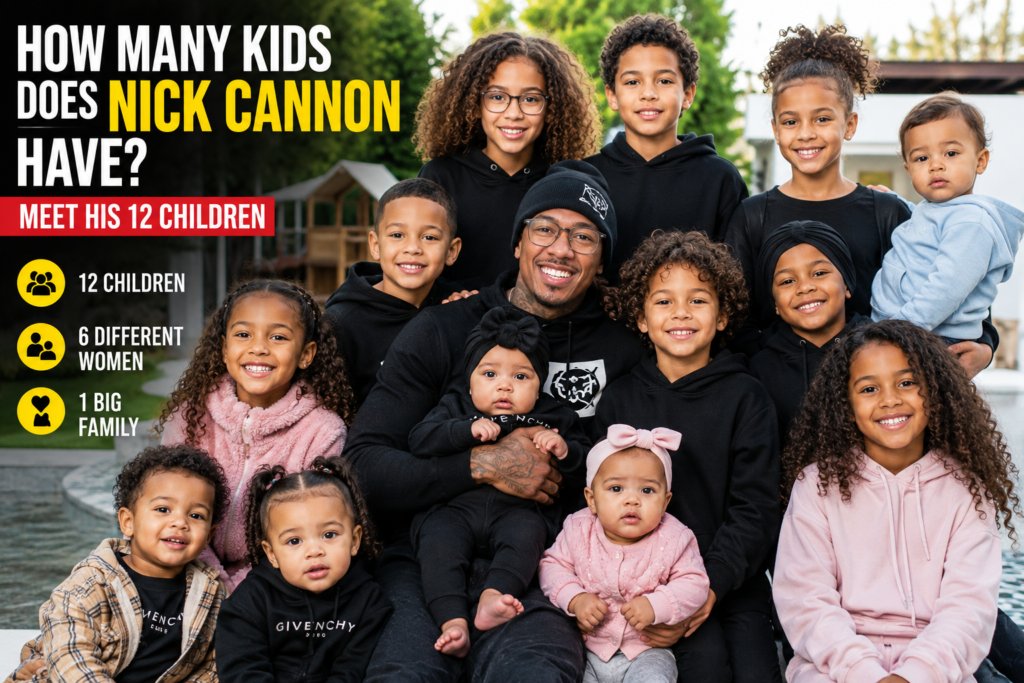 How Many Kids Does Nick Cannon Have? Meet His 12 Children