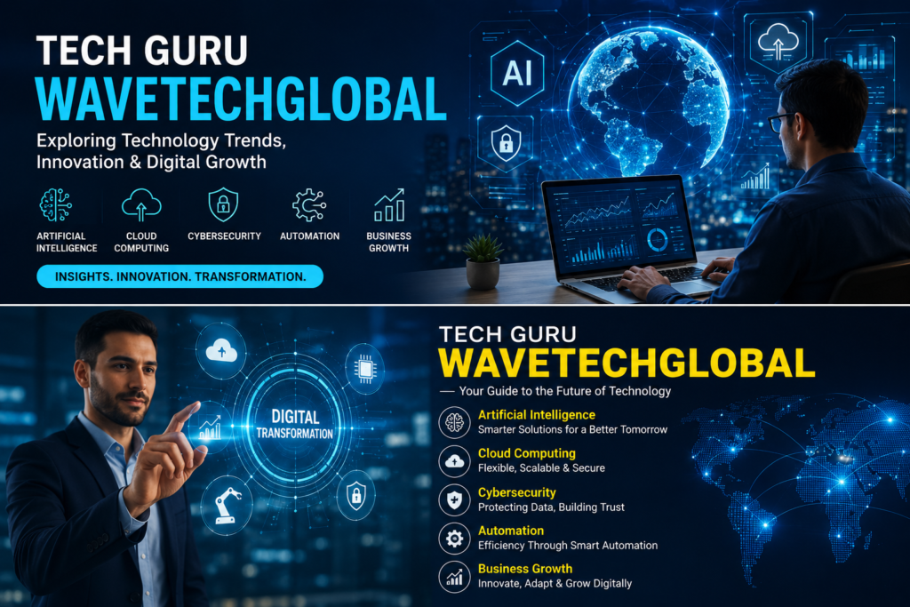 Tech Guru WaveTechGlobal showcasing technology trends, digital innovation, artificial intelligence, and business growth strategies.