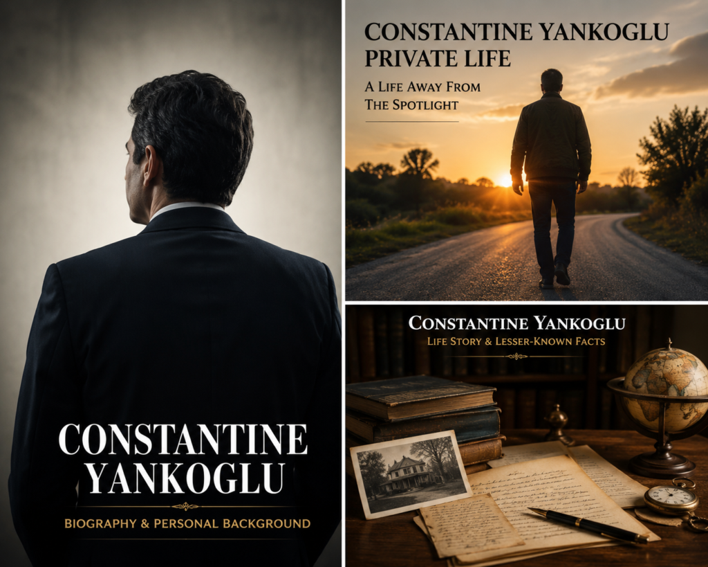Constantine Yankoglu biography, private life, marriage history, and personal background