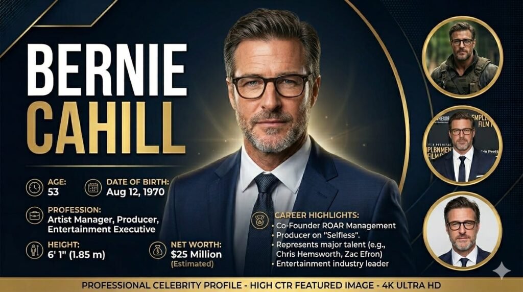 Bernie Cahill Biography, Career & Net Worth
